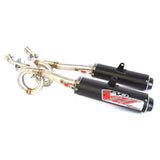 Big Gun EVO Utility Dual Full Exhaust 2008-14 Yamaha YXR700 Rhino - 12-2232