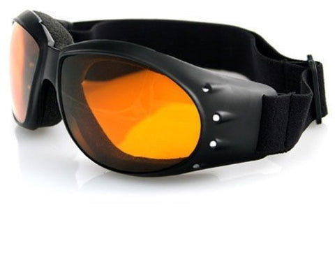 Bobster Cruiser Goggles - Black Frame/Amber Lens - BCA001A