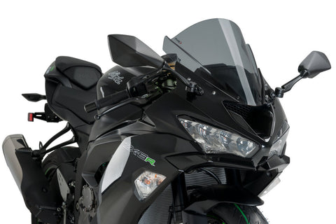 Puig Z-Racing Windscreen for Kawasaki ZX600/636 Ninja ZX-6R - Dark Smoke - 3177F