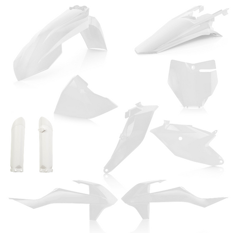 Acerbis Full Plastic Kit for 2018-21 KTM 85 SX - White - 2686026811