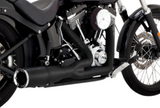 Vance & Hines Hi-Output 2-into-1 Exhaust System for 1986-17 Harley Softail models - Black - 46543