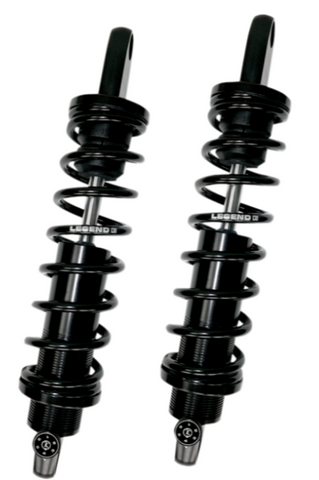 Legends REVO-A Adjustable Coil Suspension for 1991-17 Harley Dyna models - Black/14in - 1310-1098