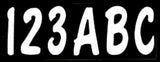 Hardline 200 Series Alphanumeric Vehicle ID Kit - Solid White - WHI200EC