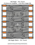 Woodys Studding Template for 20In X 154In Single-Ply Tracks 2.86 Pitch BCTS-TEMP