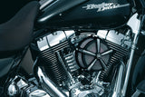 Kuryakyn Mach 2 Air Cleaner for 2008-17 Harley FL models - Black/Chrome - 9536