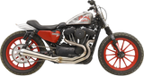 Bassani Road Rage III High Output Exhaust System for 2004-22 Harley Sportster models - Stainless Steel - 1X62SS