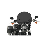 Memphis Shades El Paso Sportshield for Cruisers with 9 Inch Headlight - 15 Inches Tall - Dark Black Smoke
