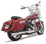 Bassani Xhaust Megaphone Muffler for 2012-16 Harley Switchback FLD - Chrome - 1D17R