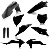 Acerbis Full Replacement Plastics Kit for 2019-22 KTM SX / SX-F / XC / XC-F models - Black - 2726490001