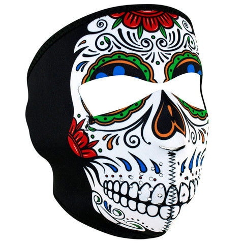 ZANHeadgear Neoprene Full Face Mask - Muerte Skull - WNFM413