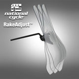 National Cycle N25043 - Deflector Screen DX for 1-Inch Handlebars - Medium Tint