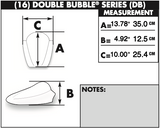 Zero Gravity Double Bubble Windscreen for 2015-20 Aprilia RSV4 RR/RF - Clear - 16-974-01