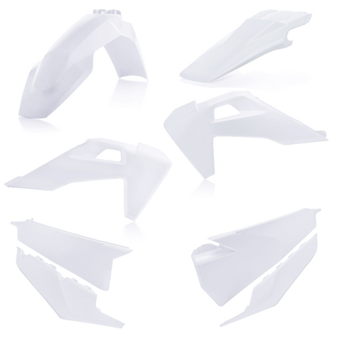 Acerbis Standard Plastic Kit for 2020-21 Husqvarna models - White - 2791556811