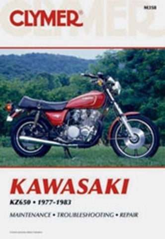 Clymer M358 Service & Repair Manual for 1977-83 Kawasaki KZ650