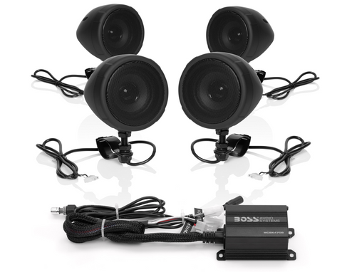 Boss Audio 1000 Watt All-Terrain Bluetooth - 3 inch Speaker Kit - Black - MCBK470B