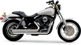 Cobra USA 6858 Speedster Slashdown Exhaust for Harley Dyna Low Rider / Wide Glide