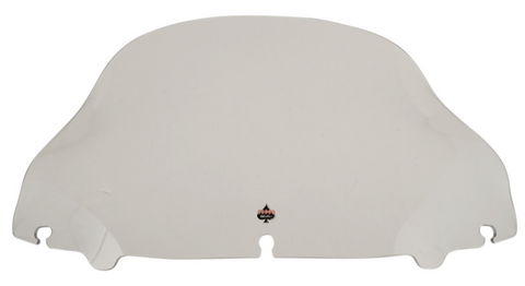 Klock Werks Flare Windshield for 2014-22 Harley Bagger models - 10.5 inch - Clear