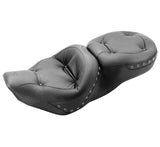 Mustang Studded Regal 1-Piece Seat for 1997-07 Harley Road King FLHR - 75466