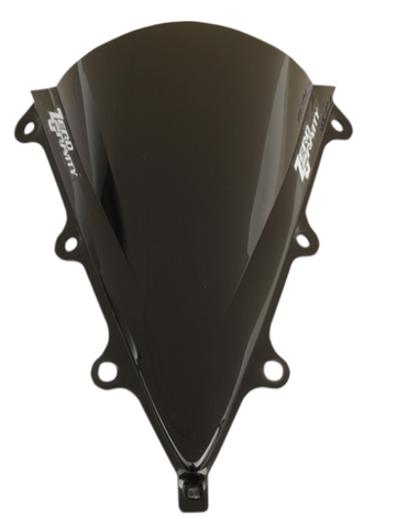 Zero Gravity Double Bubble Windscreen for 2015-18 Honda CBR300R - Dark Smoke - 16-444-19