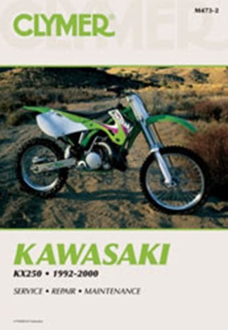 Clymer M473-2 Service & Repair Manual for 1992-00 Kawasaki KX250