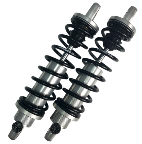 Legends REVO-A Adjustable Coil Suspension for 1991-17 Harley Dyna models - Clear/12in - 1310-1776