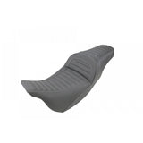 Saddlemen Slim 2-Up Seat for 2008-22 Harley FL Touring models - Black/Tuck and Roll - 808-07B-161