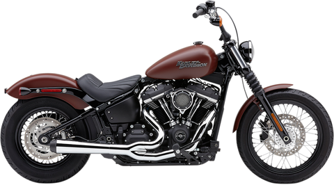 Cobra USA El Diablo 2-into-1 Exhaust for 2018-19 Harley Softail Models - Chrome - 6478