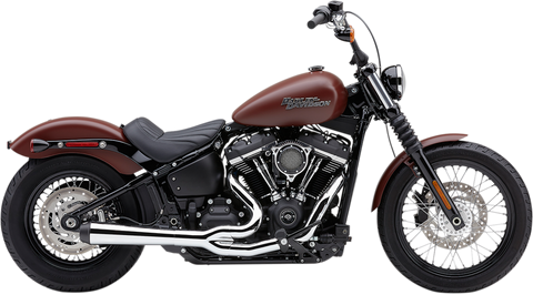 Cobra El Diablo 2-into-1 Exhaust for 2018-19 Harley Softail Models - Chrome - 6478