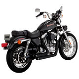 Vance & Hines Shortshots Staggered Exhaust for 1999-03 Halrey Sportsters - Black - 47223