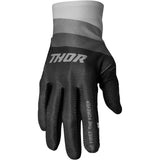 THOR Assist React Gloves for Men - Black/Gray - Small