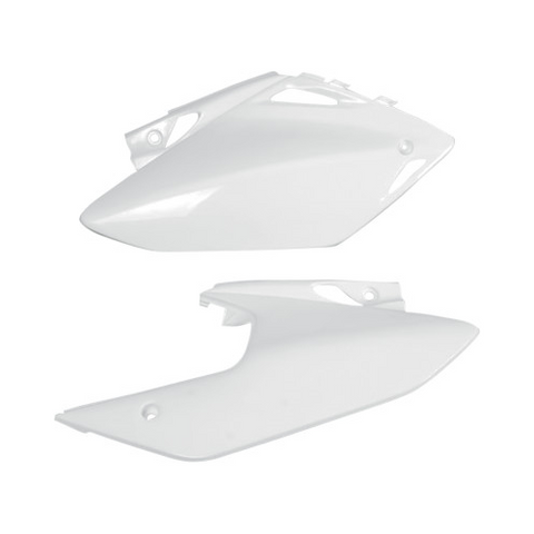 UFO Plastics Side Panels for 2005-16 Honda CRF450X - White - HO04601-041