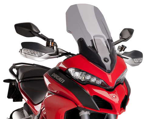 Puig Touring Windscreen for 2015-17 Ducati Multistrada 1200S - Smoke
