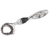 Kuryakyn Micro 1000 Marker Light - Rear - Chrome-Red/Red/Amber/Clear Lens - 2532