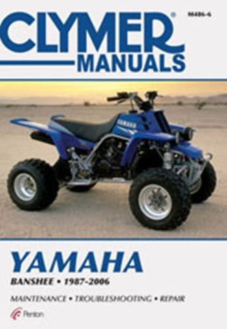 Clymer M486-6 Service & Repair Manual for 1987-06 Yamaha YFZ350 Banshee