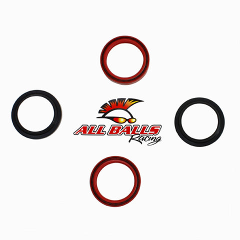 All Balls Racing Fork Oil and Dust Seal Kit for Honda CR450 / Kawasaki KX125 - 56-128