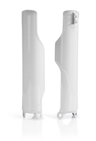 Acerbis Fork Covers for Honda CR / CRF models - White - 2113710002
