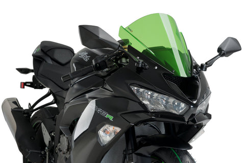 Puig Z-Racing Windscreen for Kawasaki Ninja ZX-6R - Green - 3177V