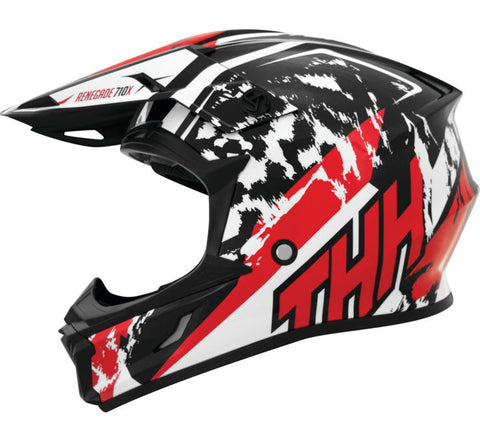 THH T710X Renegade Helmet - White/Red - Small