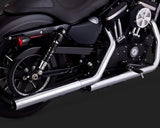 Vance & Hines Straightshot HS Slip-On for Harley Sportsters - Chrome - 16863