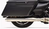 Bassani Road Rage Type III Exhaust System for 1995-16 Harley FL Touring models - Raw Stainless Steel - 1F18SS