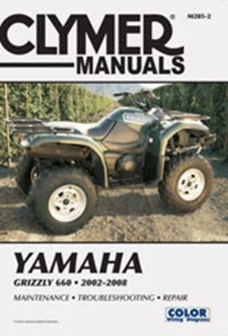 Clymer M285-2 Service & Repair Manual for 2002-08 Yamaha Grizzly 660