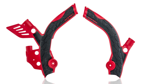 Acerbis X-Grip Frame Guards for 2013-19 Beta RR models - Red/Black - 2686561018