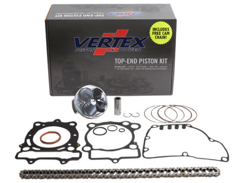 Vertex Hi-Compression Top-End Rebuild Kit for 2009-12 KTM 250 SX-F / XC-F / XCF-W - 75.97mm - VTKTC23235B