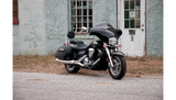 Memphis Shades Slotted Stainless Steel Batwing Fairing Trim - MEM0918