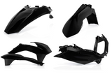 Acerbis Standard Replacment Plastics Kit for 2014-16 KTM EXC / EXC-F models - Black - 2374130001