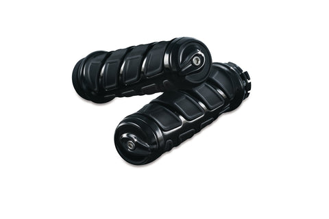 Kuryakyn 6351 - Kinetic Grips for Dual Cable Throttle - Gloss Black