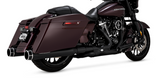 Vance & Hines Torquer 450 Slip-On Mufflers for 2017-22 Harley FL Touring models - Machine Cut - 46676