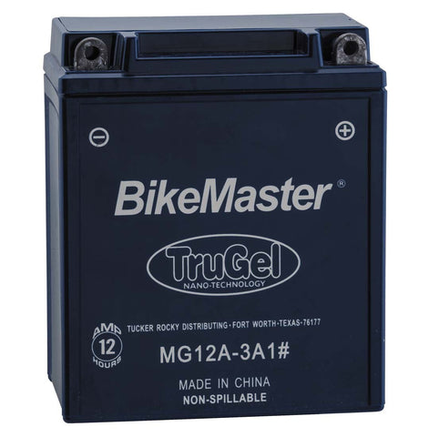 BikeMaster TruGel Battery - 12 Volt - MG12A-3A1#