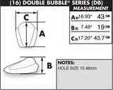 Zero Gravity Double Bubble Windscreen for 2015-19 BMW S1000RR - Light Smoke - 16-811-02