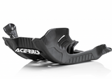 Acerbis Offroad Skid Plate for 2006-22 Yamaha YZ125/2021-22 Fantic XE/XX 125 - Black/White - 2780601007